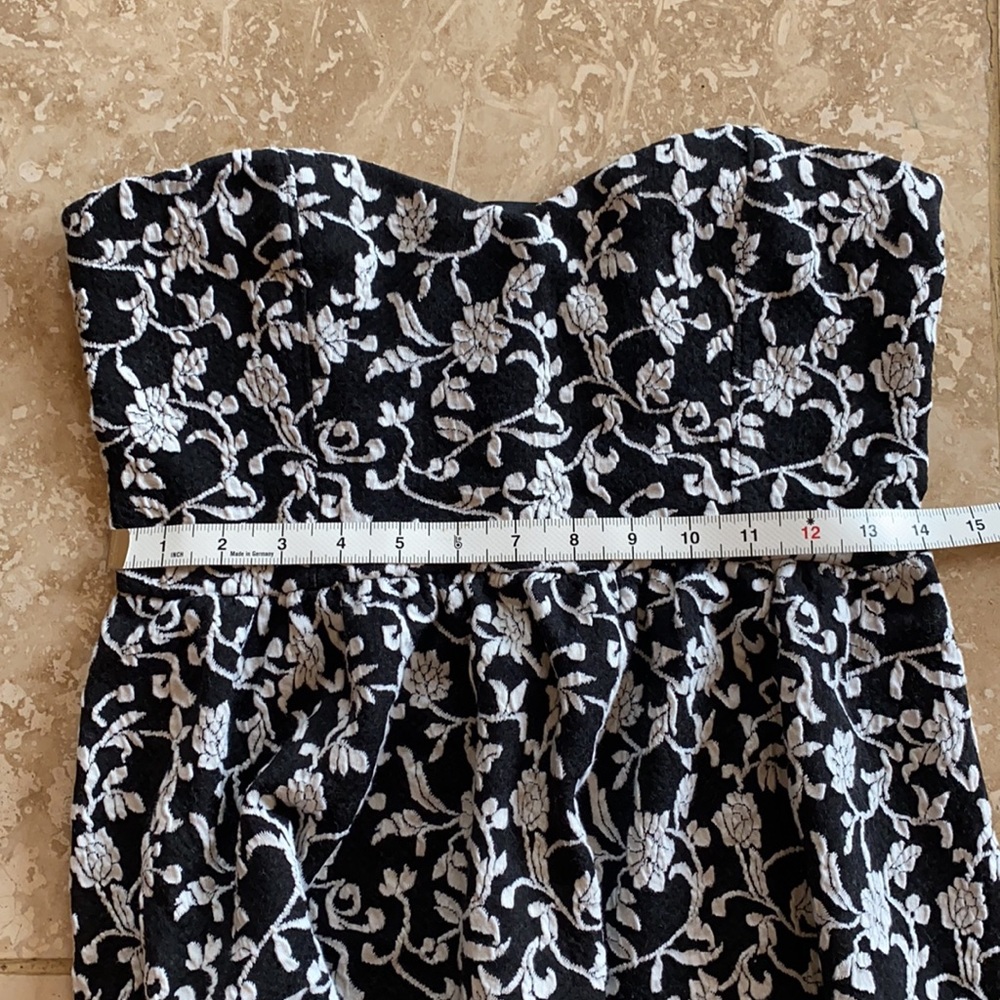 Pins and Needles Strapless Sweetheart Peplum Top L - Picture 10 of 12